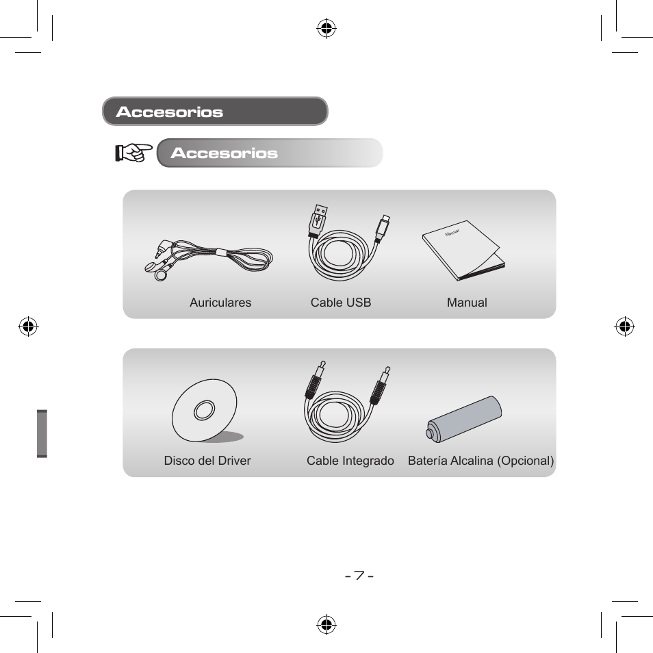 Accesorios | Curtis MPS533 User Manual | Page 116 / 185