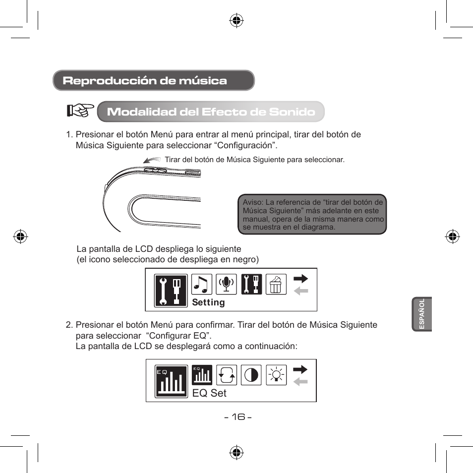 Eq set | Curtis MPS533 User Manual | Page 125 / 185
