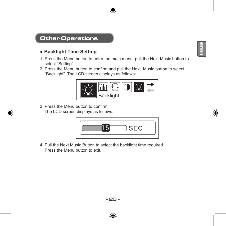 Other operations | Curtis MPS533 User Manual | Page 26 / 185