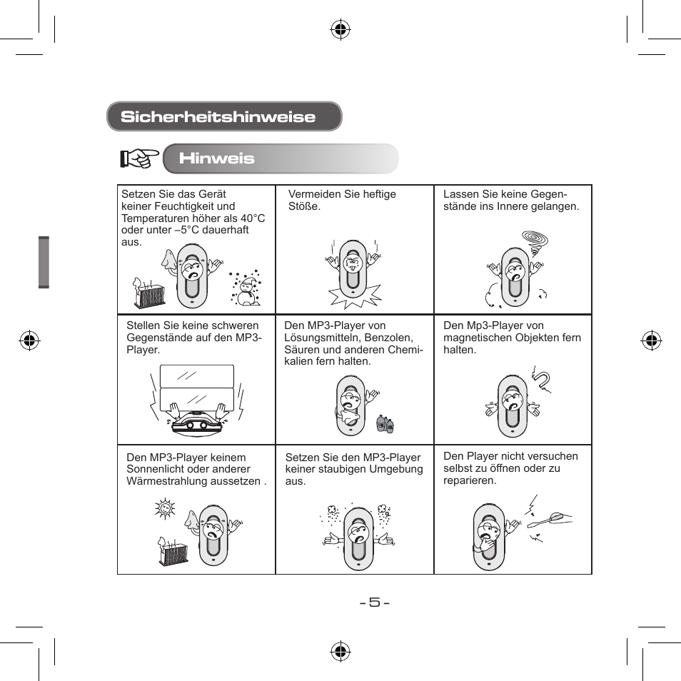 Sicherheitshinweise hinweis | Curtis MPS533 User Manual | Page 40 / 185
