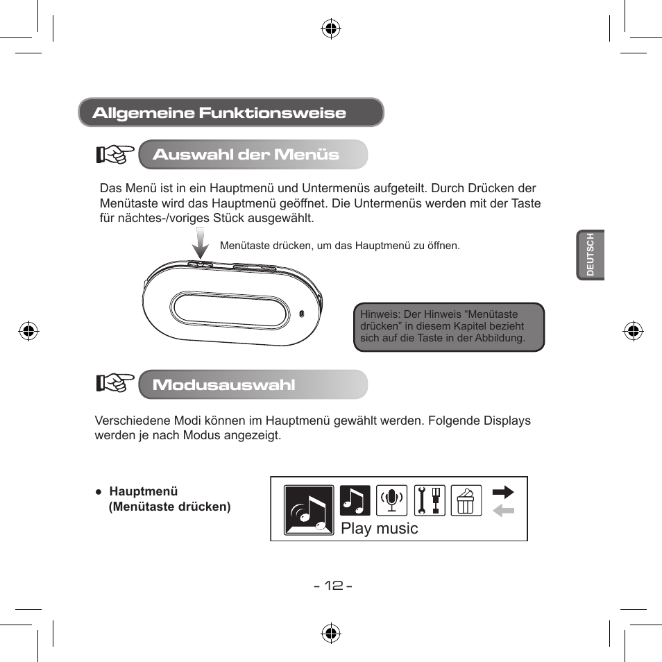 Modusauswahl | Curtis MPS533 User Manual | Page 47 / 185