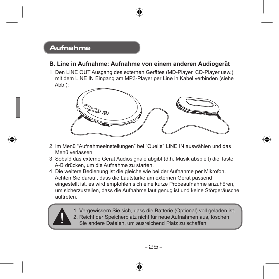 Aufnahme | Curtis MPS533 User Manual | Page 60 / 185