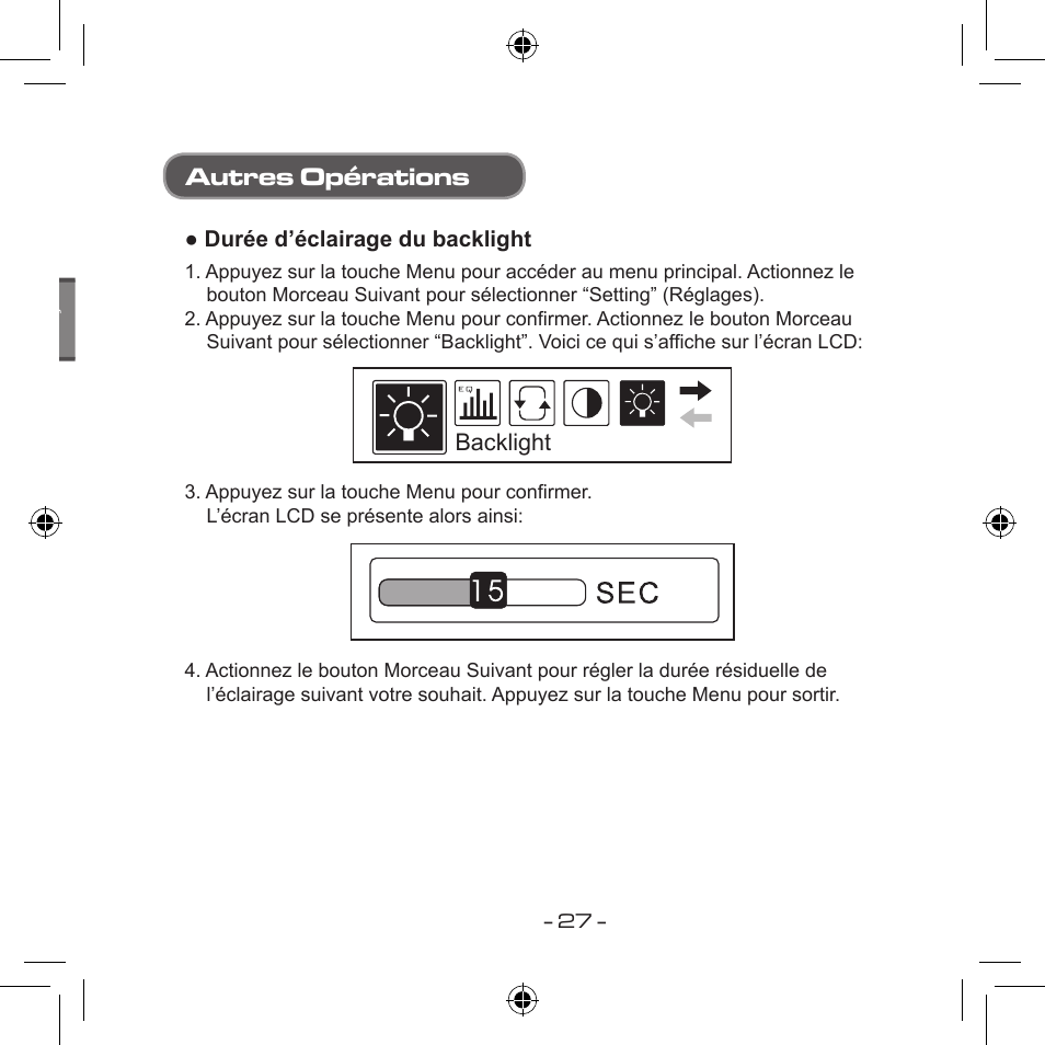 Autres opérations | Curtis MPS533 User Manual | Page 99 / 185