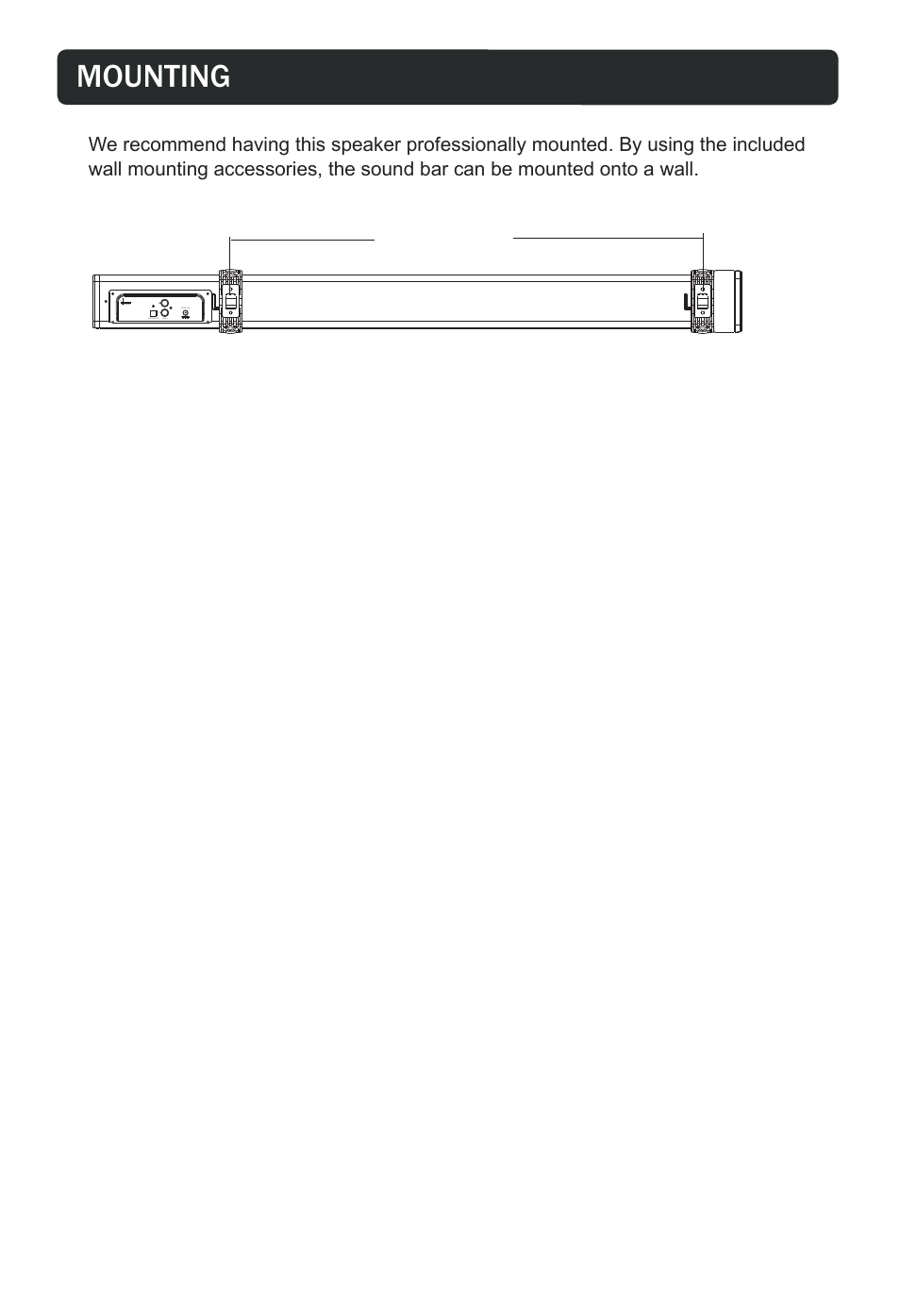Mounting, 9 inches | Curtis PSP297 User Manual | Page 5 / 15