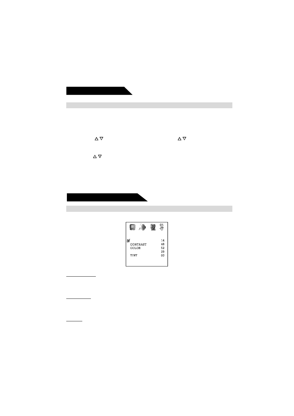 Menu basic operation, Using the picture menu | Curtis RCR2025 User Manual | Page 12 / 23