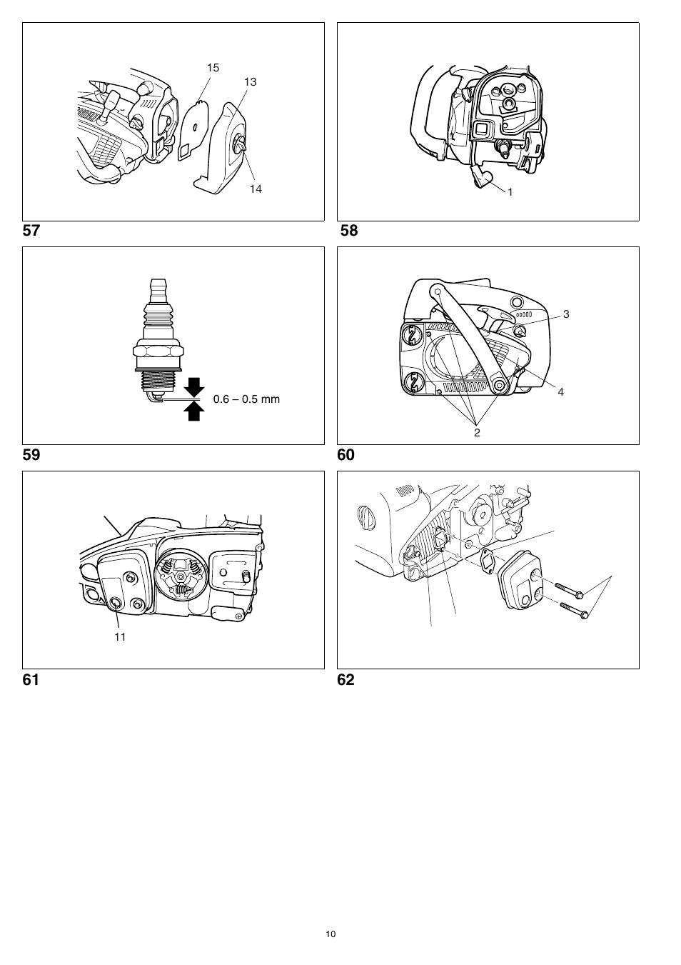 Dolmar PS-220 TH User Manual | Page 10 / 128