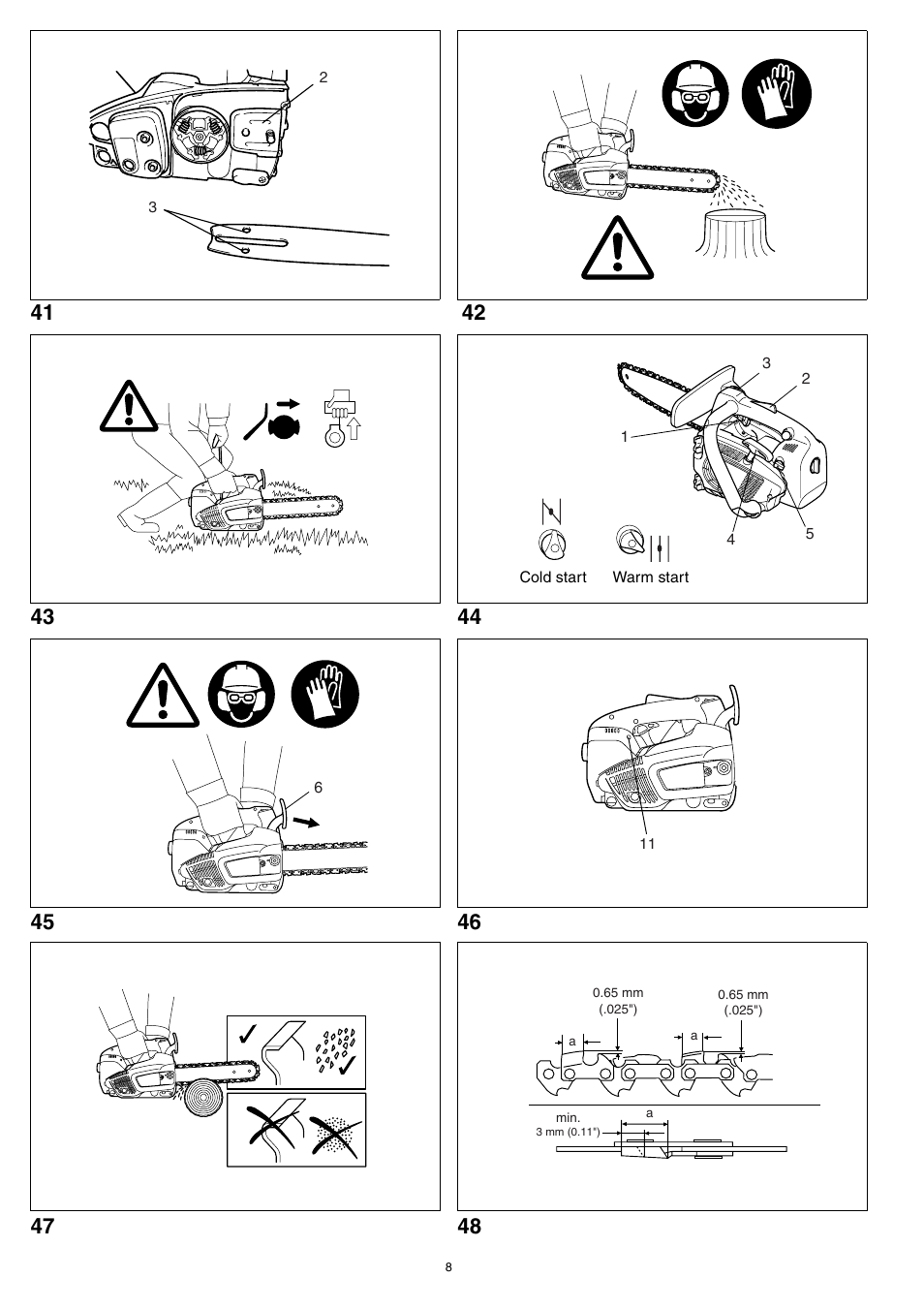 Dolmar PS-220 TH User Manual | Page 8 / 128