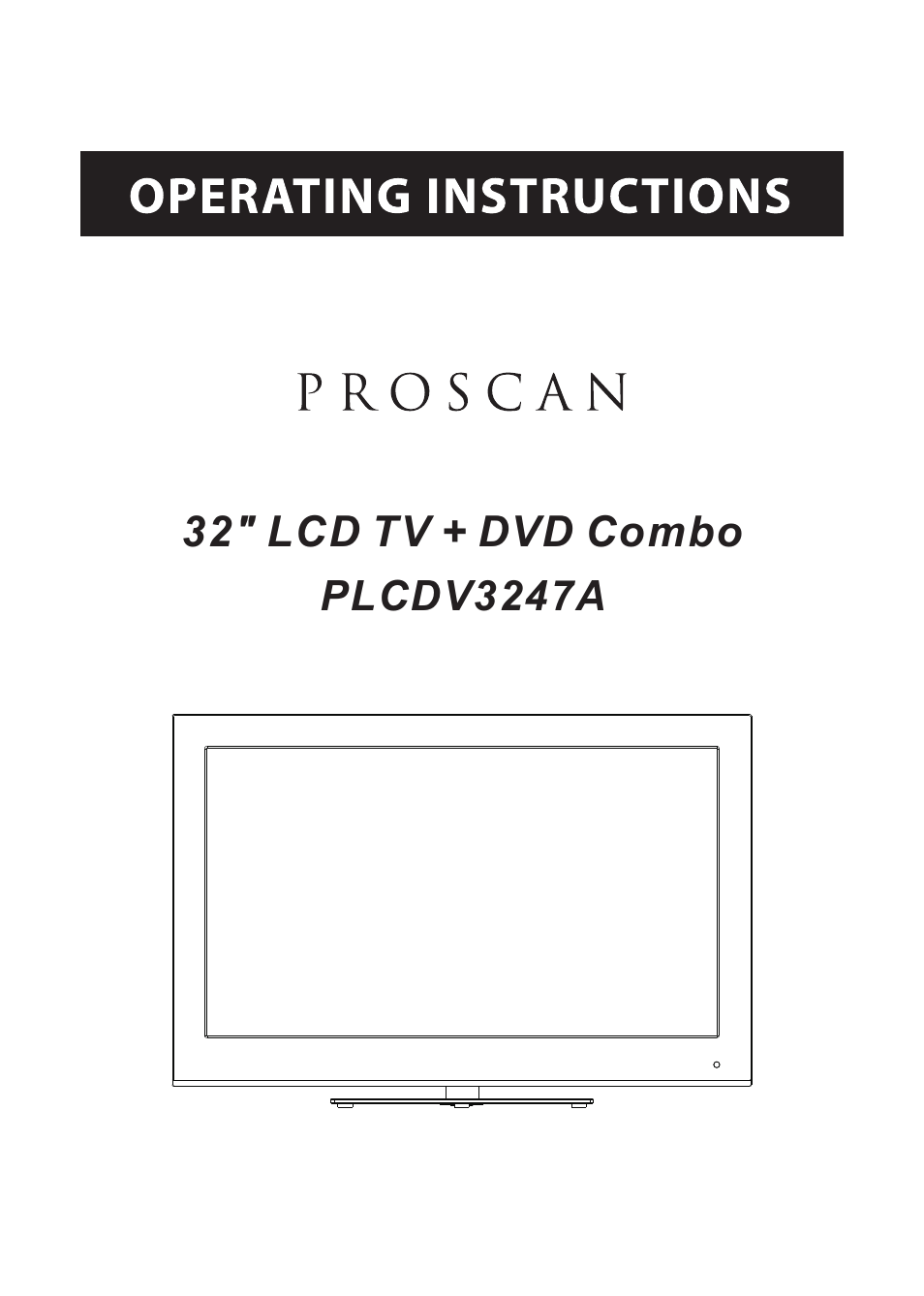 Curtis PLCDV3247A User Manual | 23 pages