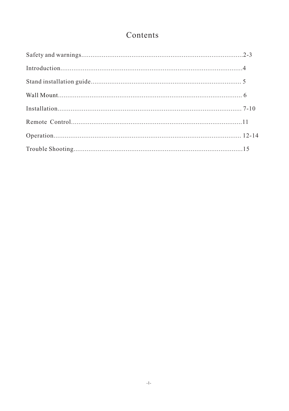 Curtis PLDED3273A-C User Manual | Page 2 / 17