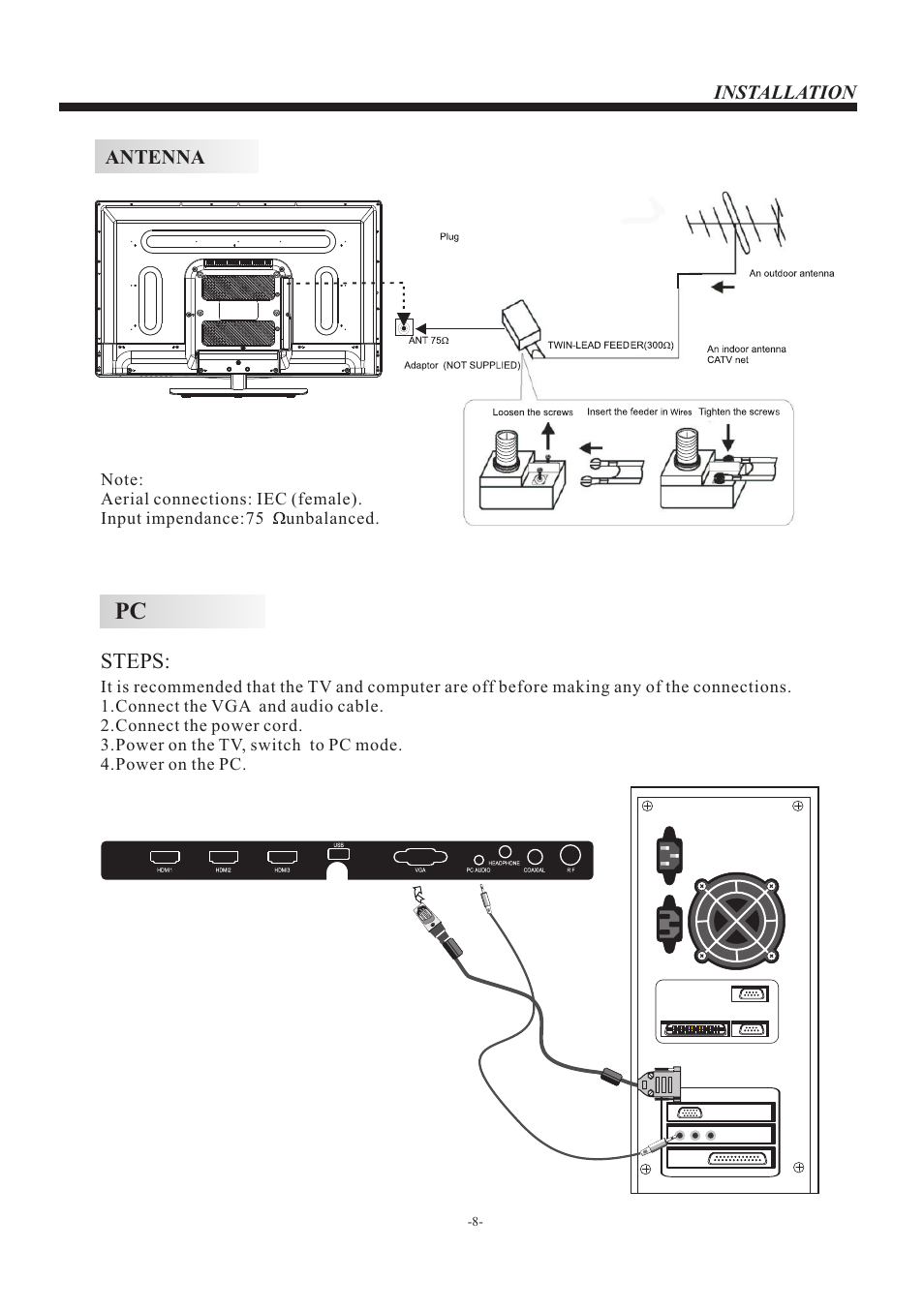 Curtis PLDED3273A-C User Manual | Page 9 / 17