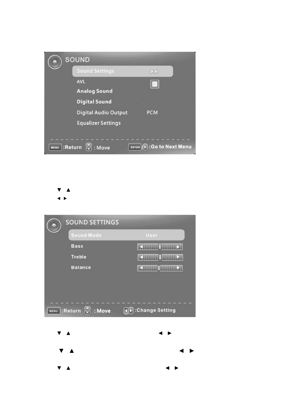 Sound | Curtis PLDED3992A User Manual | Page 22 / 40