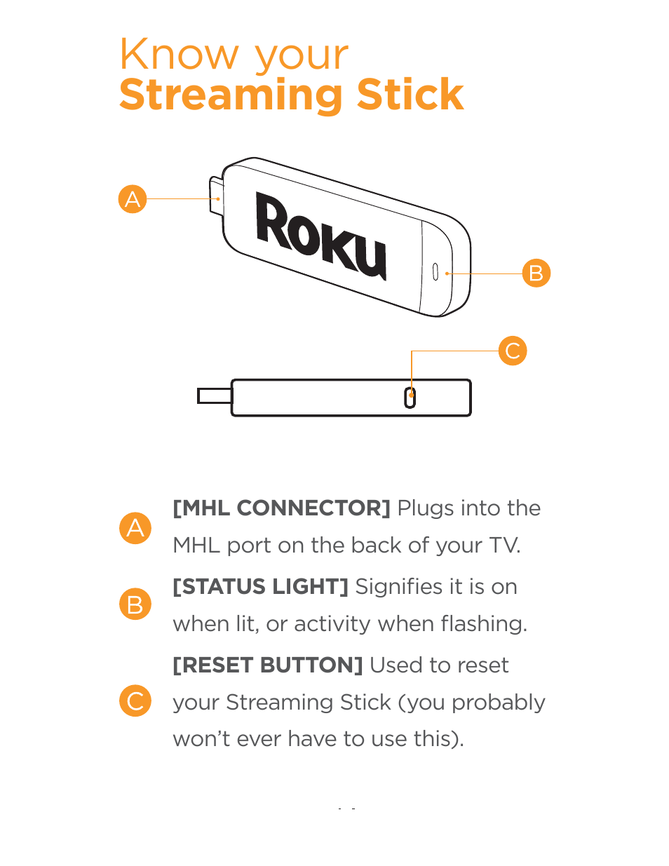 Know your streaming stick | Curtis PLDED5030A-RK User Manual | Page 20 / 33