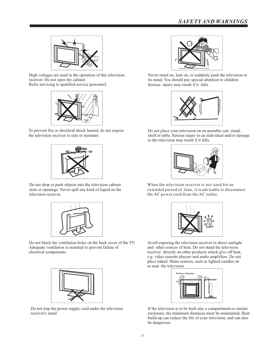Safety and warnings | Curtis PLDED5030A-RK User Manual | Page 4 / 33