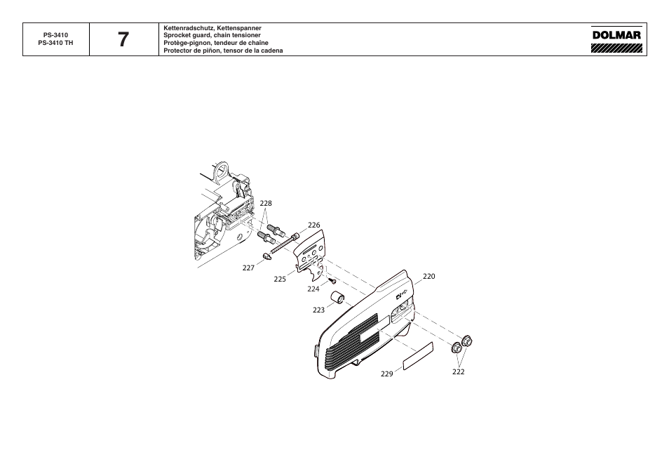 Dolmar PS-3410 TH User Manual | Page 16 / 22