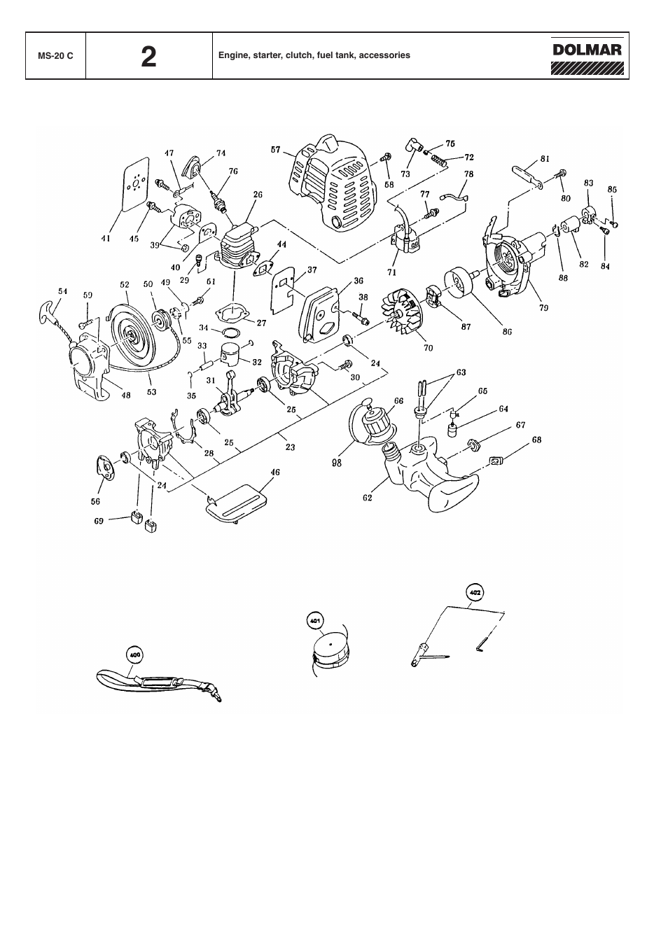Dolmar MS-20 C User Manual | Page 4 / 14