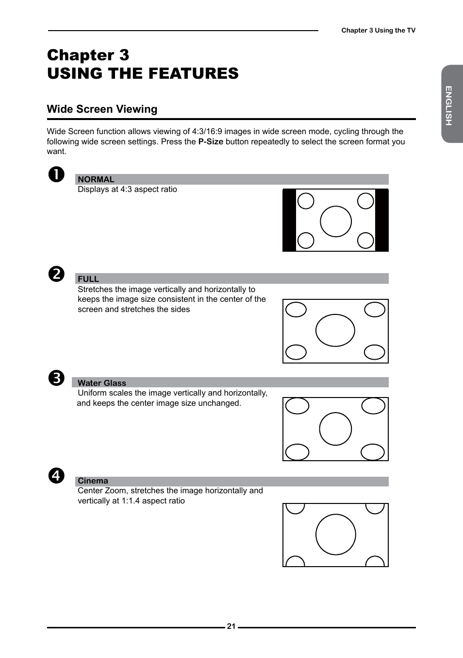 Chapter 3 using the features | Curtis RLC4283A User Manual | Page 23 / 39