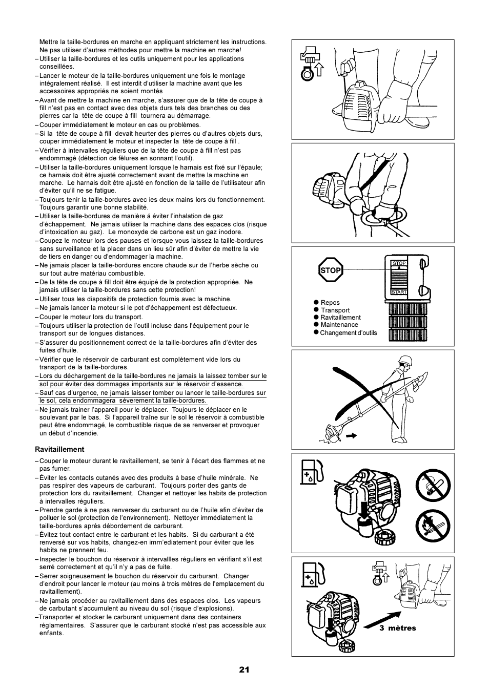 Dolmar LT-210 User Manual | Page 21 / 47