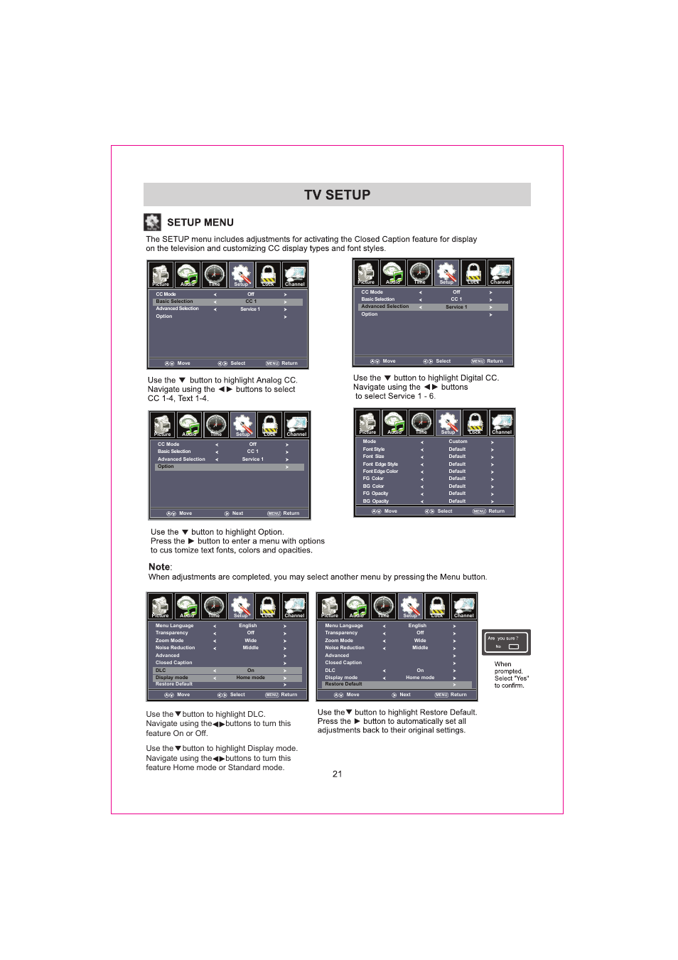 Curtis RLDED3932A-RK User Manual | Page 24 / 48