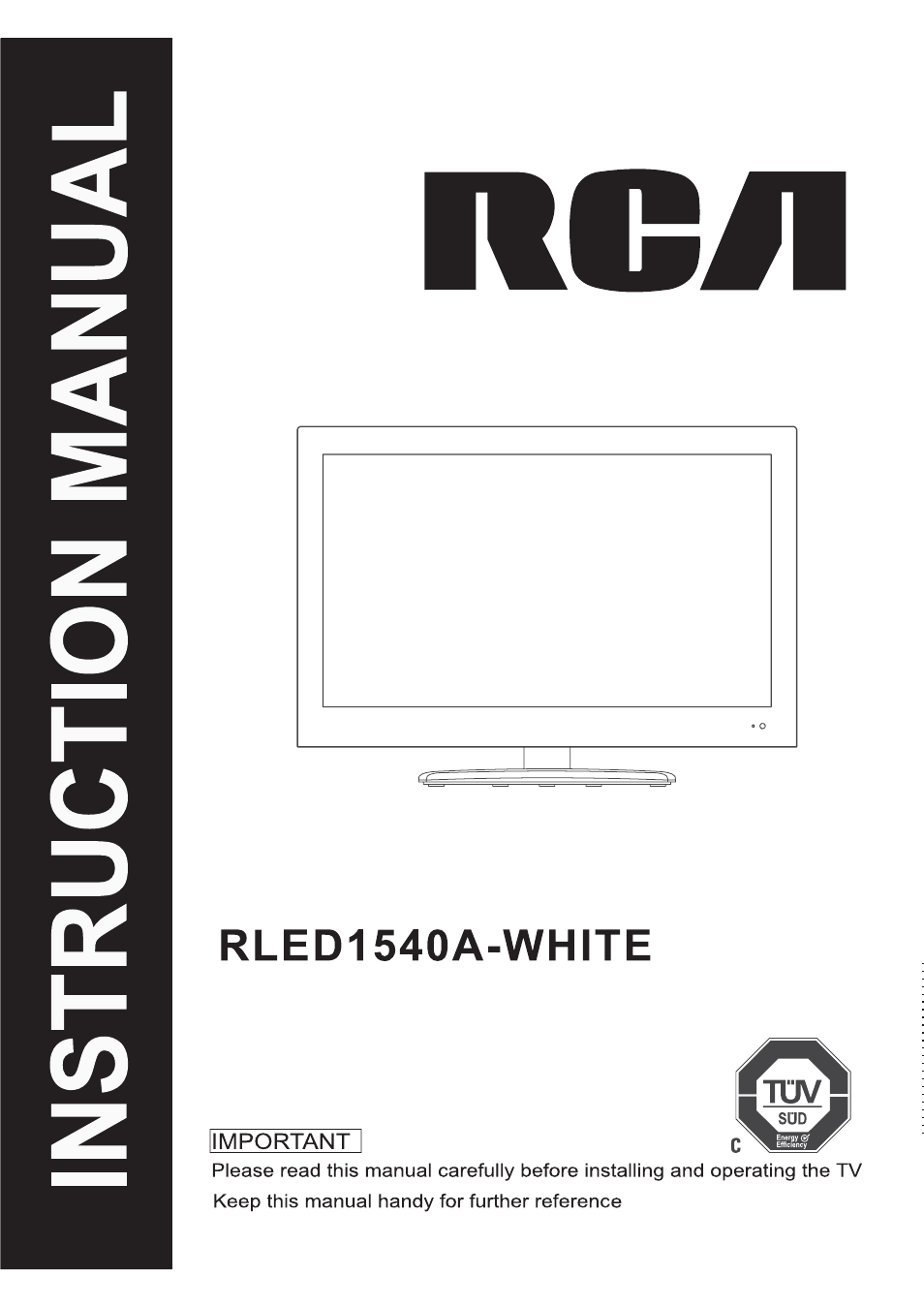Curtis RLED1540A-WHITE User Manual | 23 pages