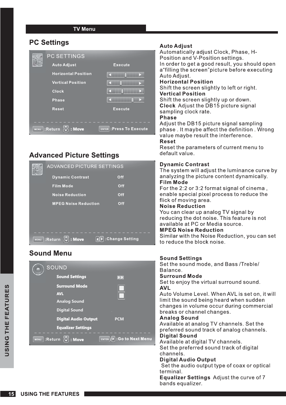 Curtis RLED1540A-WHITE User Manual | Page 16 / 23