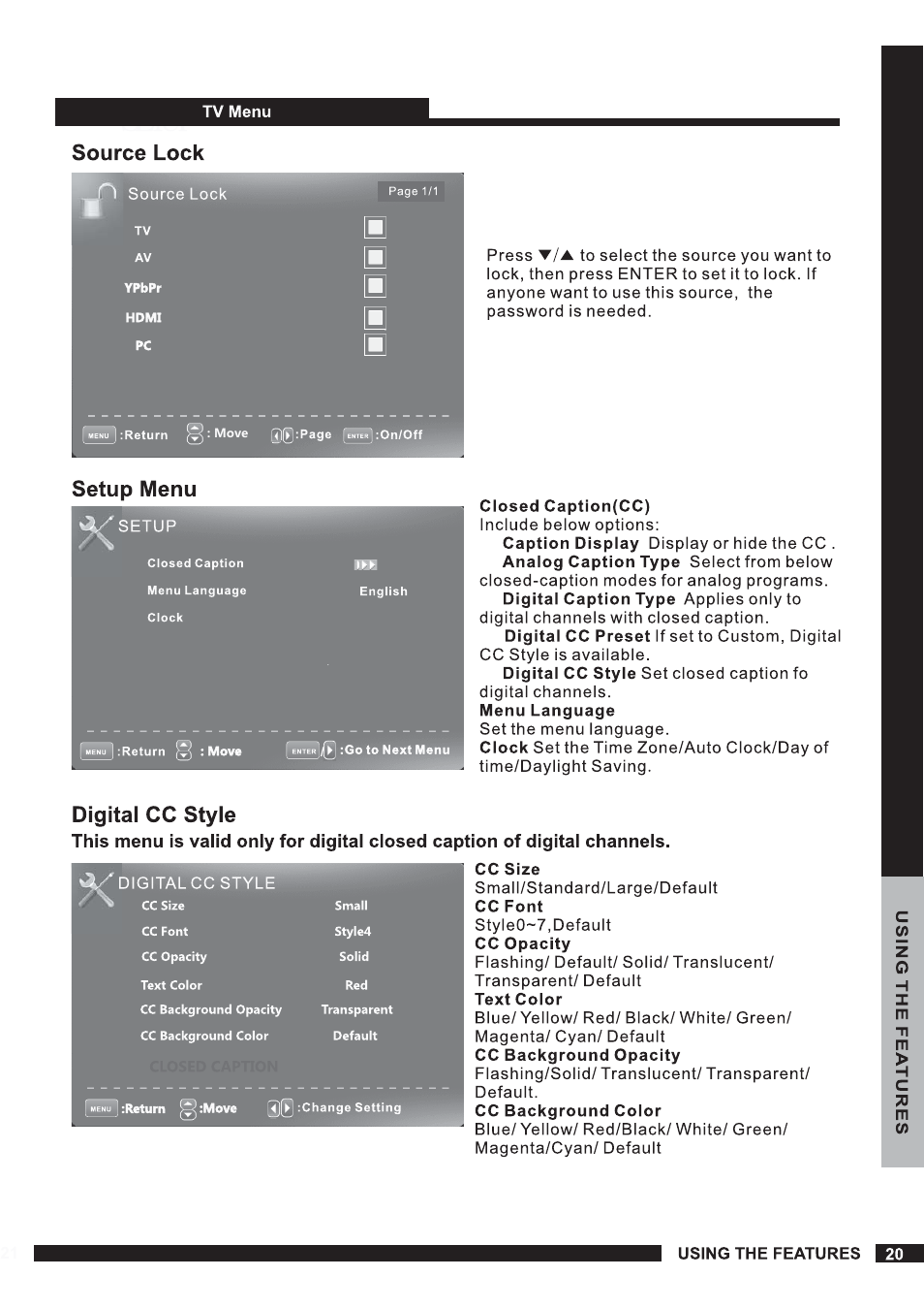 Curtis RLED1540A-WHITE User Manual | Page 21 / 23