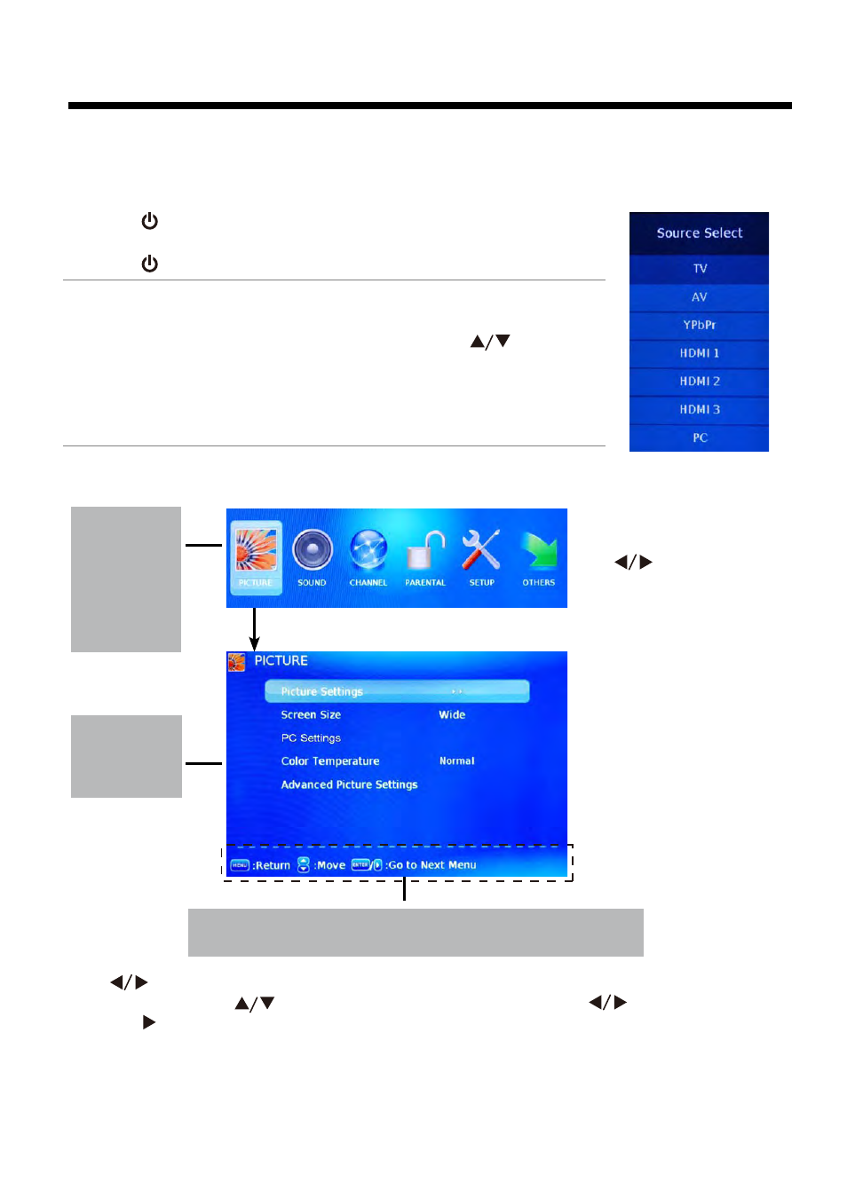 Basic operation | Curtis PLDED3257A-B User Manual | Page 13 / 24