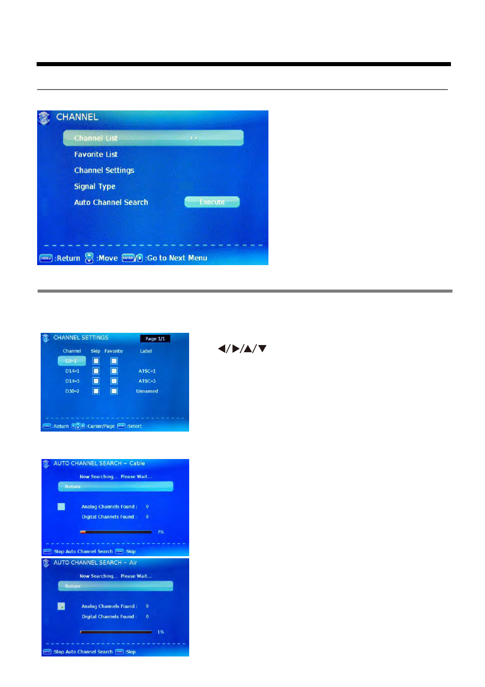 Osd menu | Curtis PLDED3257A-B User Manual | Page 17 / 24