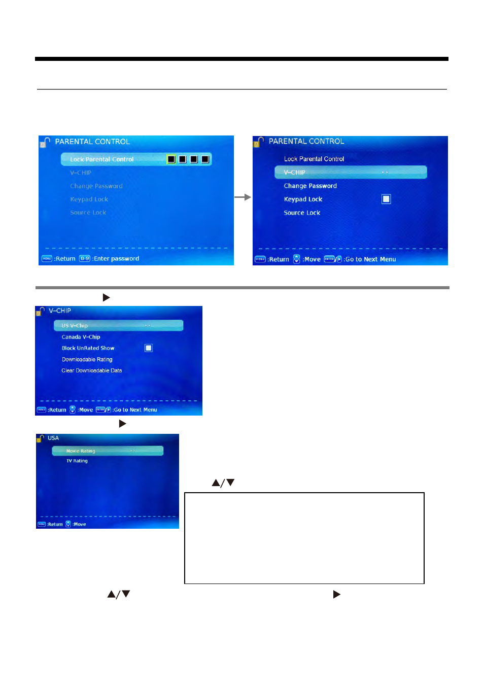 Osd menu | Curtis PLDED3257A-B User Manual | Page 18 / 24