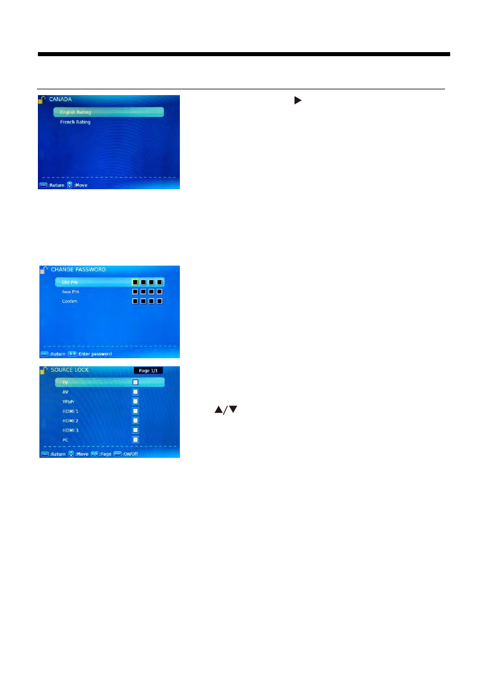 Osd menu | Curtis PLDED3257A-B User Manual | Page 19 / 24