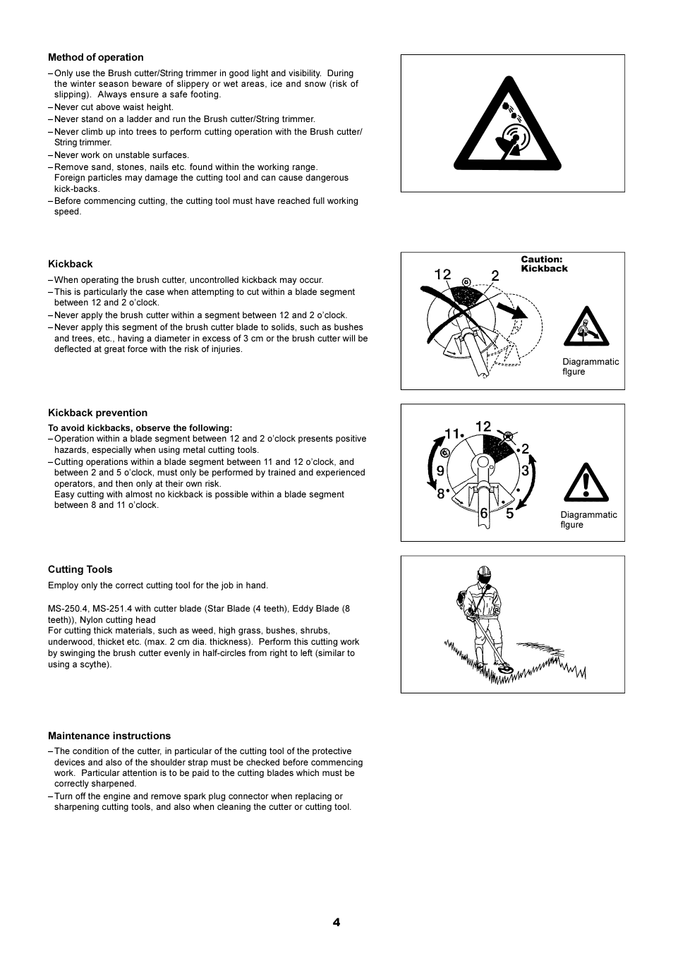 Dolmar MS-250.4 User Manual | Page 5 / 76