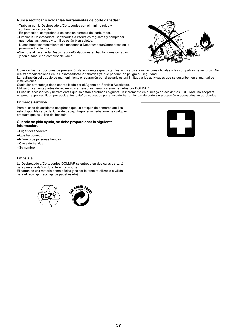 Dolmar MS-250.4 User Manual | Page 58 / 76