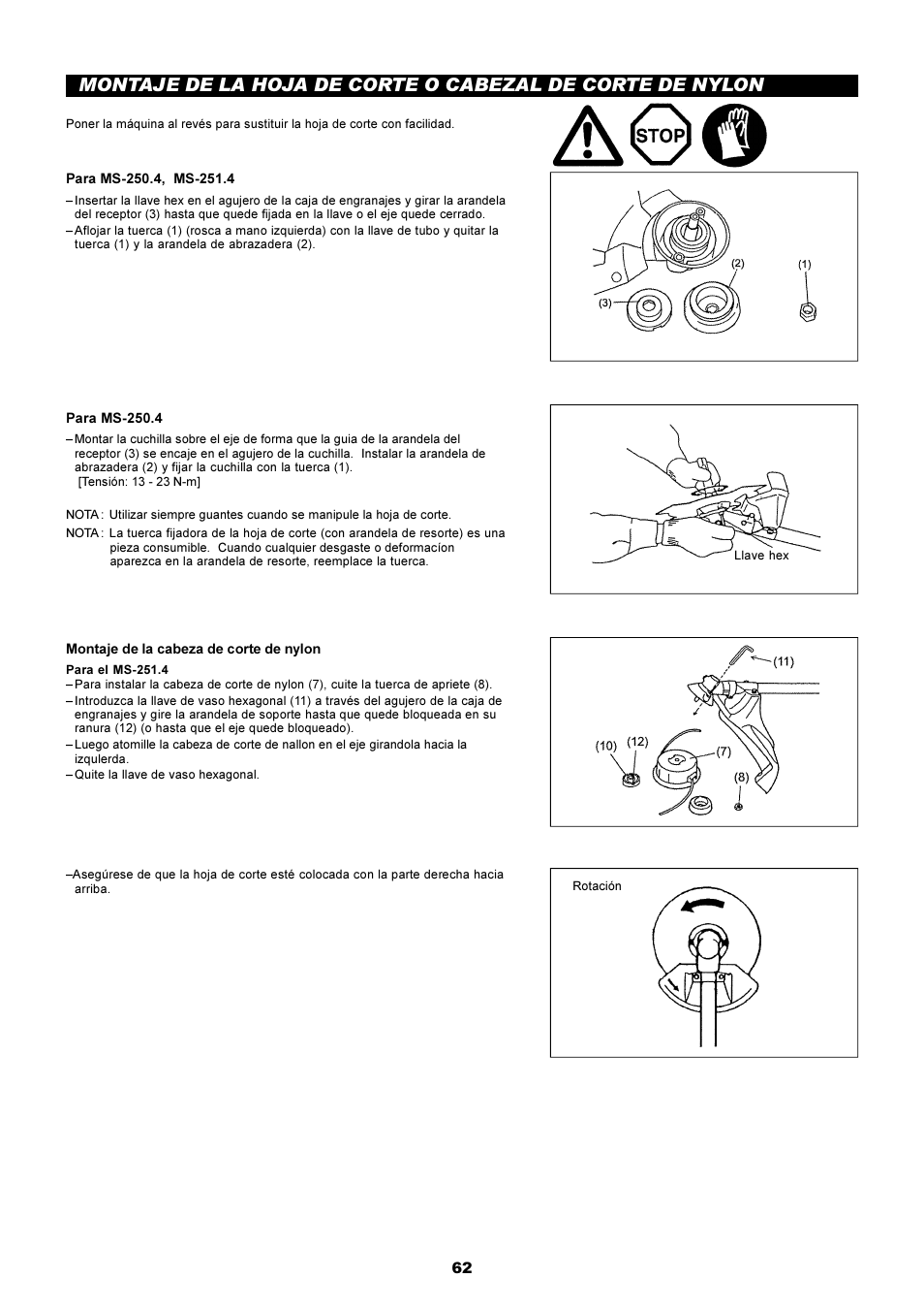 Dolmar MS-250.4 User Manual | Page 63 / 76