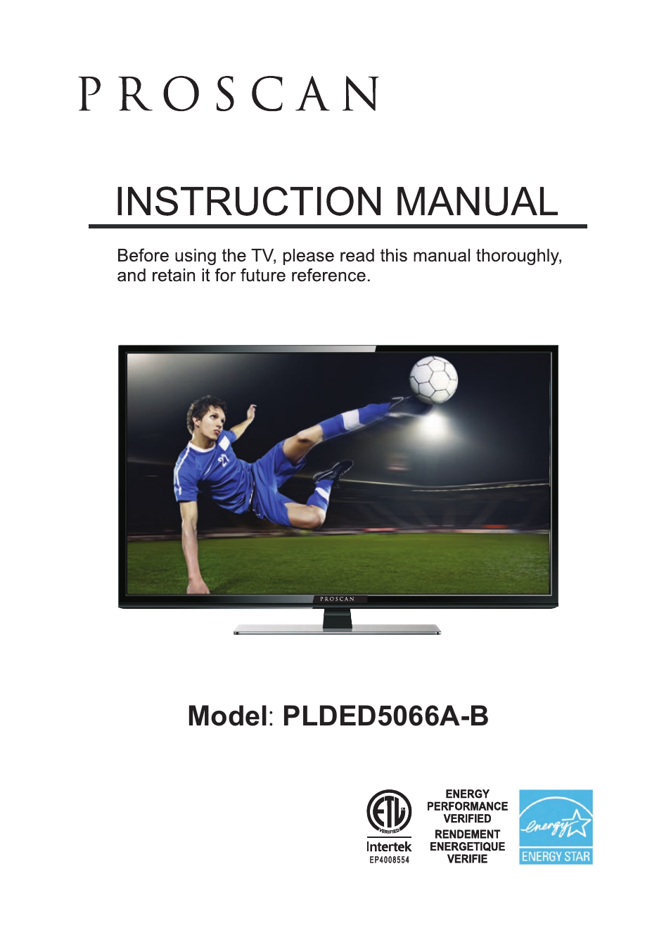 Curtis PLDED5066A-B User Manual | 32 pages