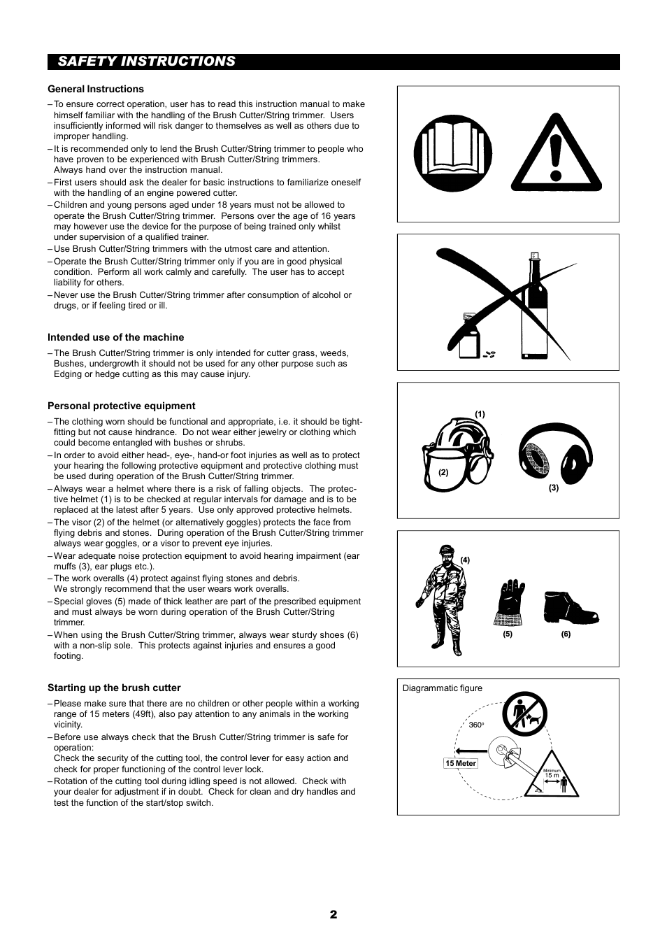 Safety instructions | Dolmar MS-251.4 User Manual | Page 3 / 76