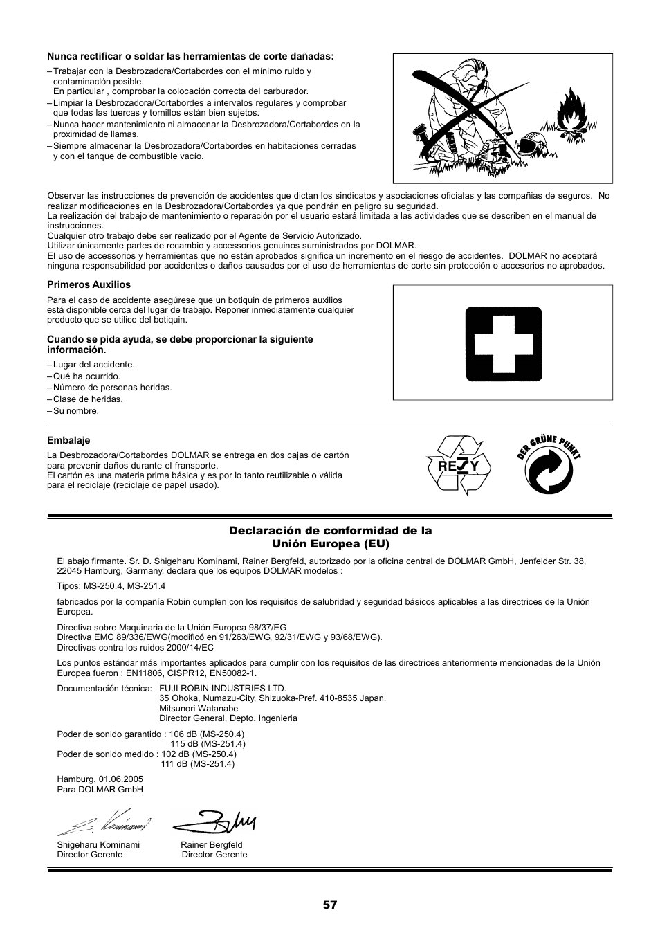 Dolmar MS-251.4 User Manual | Page 58 / 76