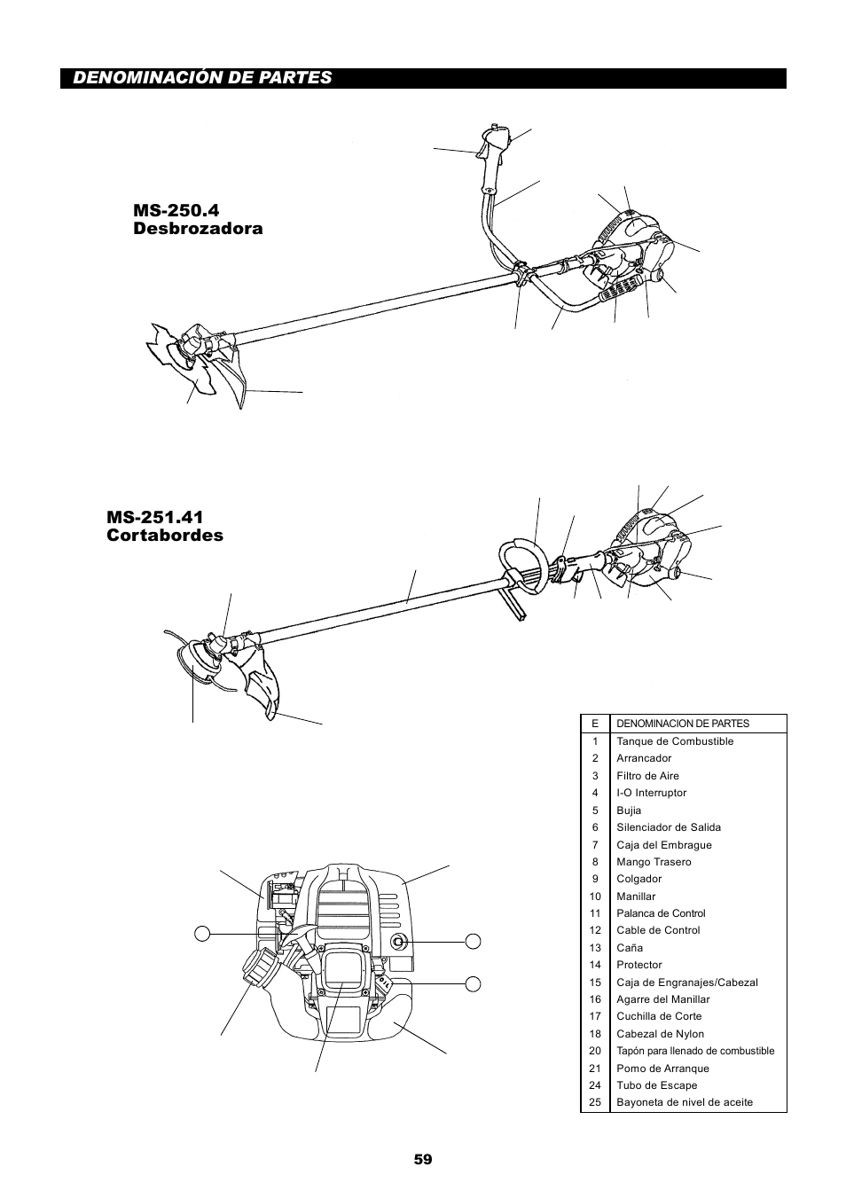 Dolmar MS-251.4 User Manual | Page 60 / 76