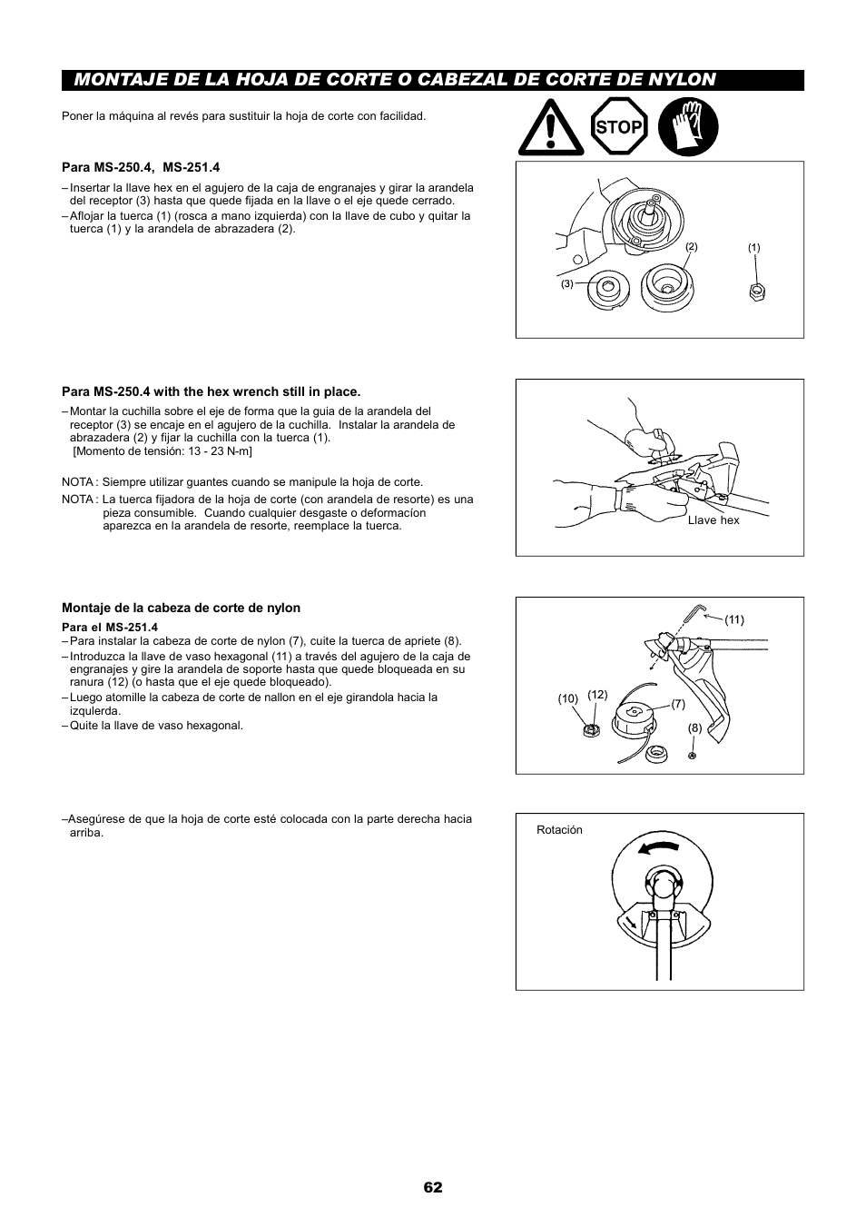 Dolmar MS-251.4 User Manual | Page 63 / 76