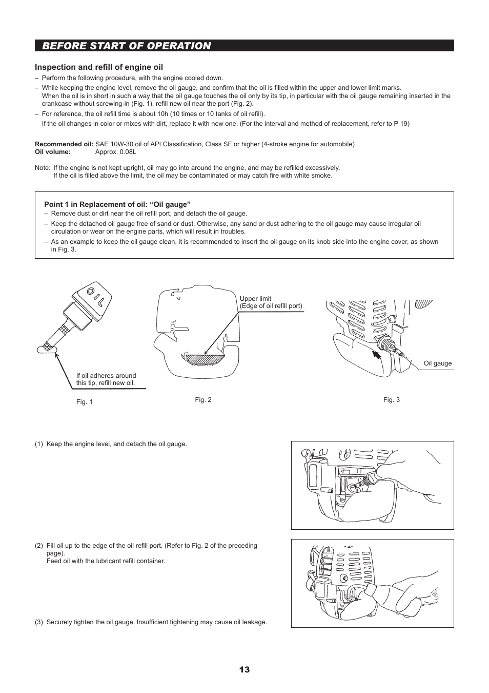 Before start of operation | Dolmar MS-245.4 C User Manual | Page 13 / 80