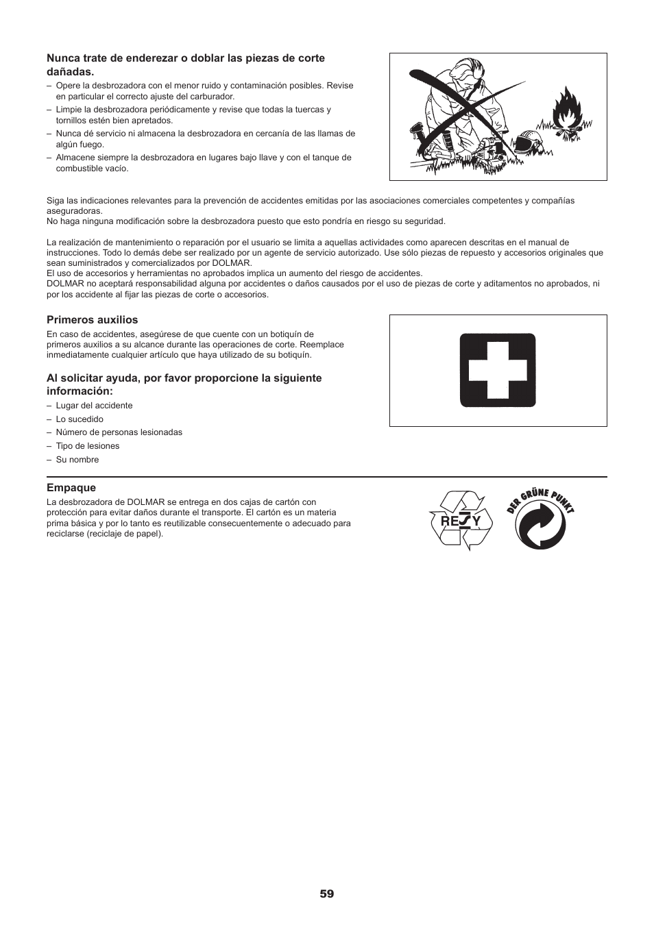 Dolmar MS-245.4 C User Manual | Page 59 / 80