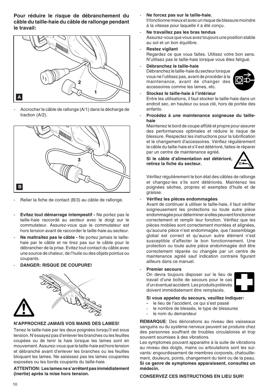 Dolmar HT-155 HT-163 User Manual | Page 10 / 20