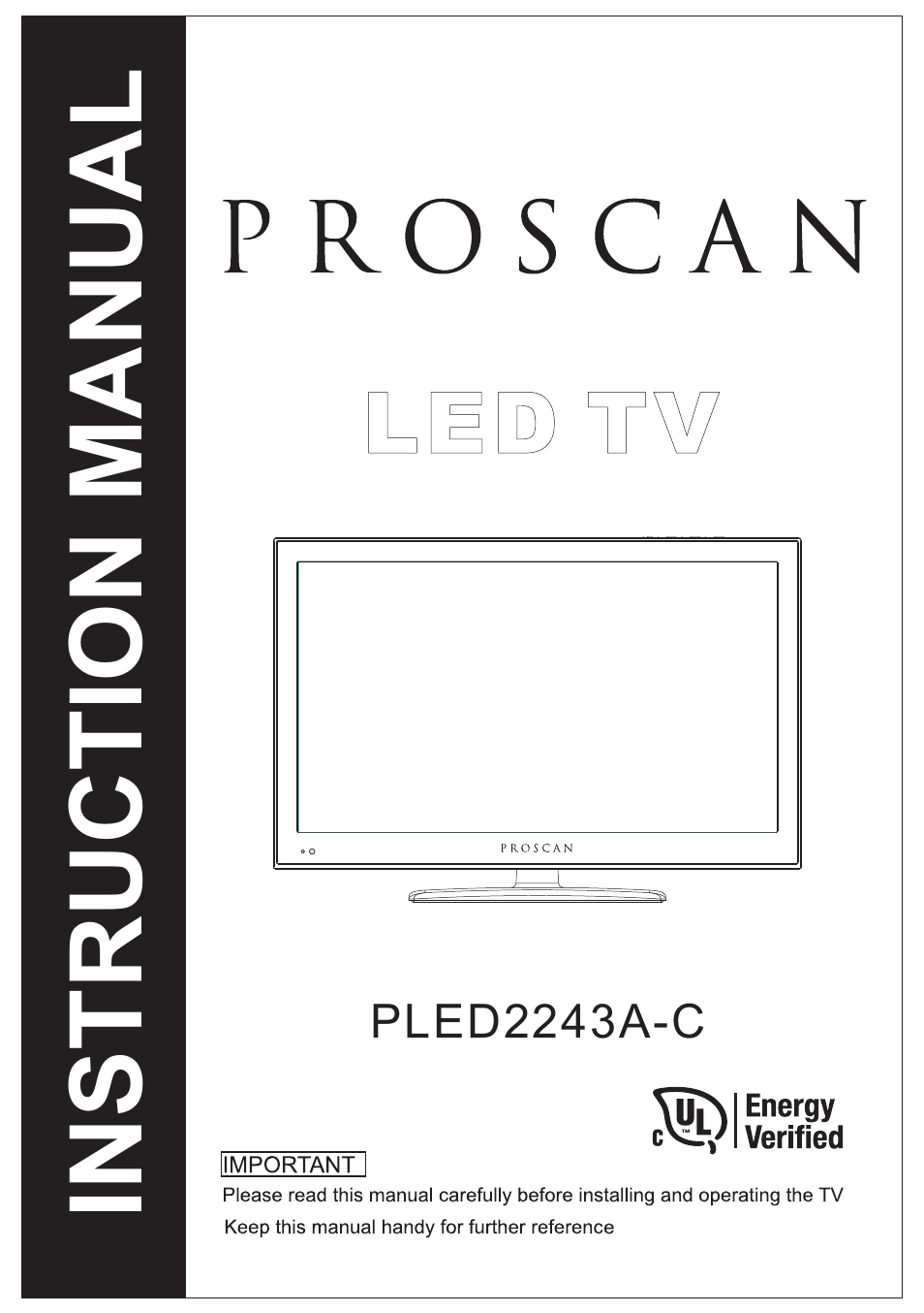 Curtis PLED2243A-C User Manual | 28 pages