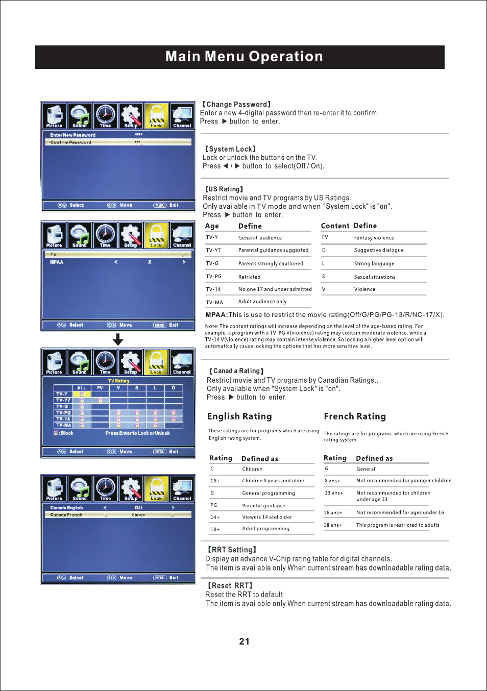 页 22 | Curtis PLED2243A-C User Manual | Page 22 / 28
