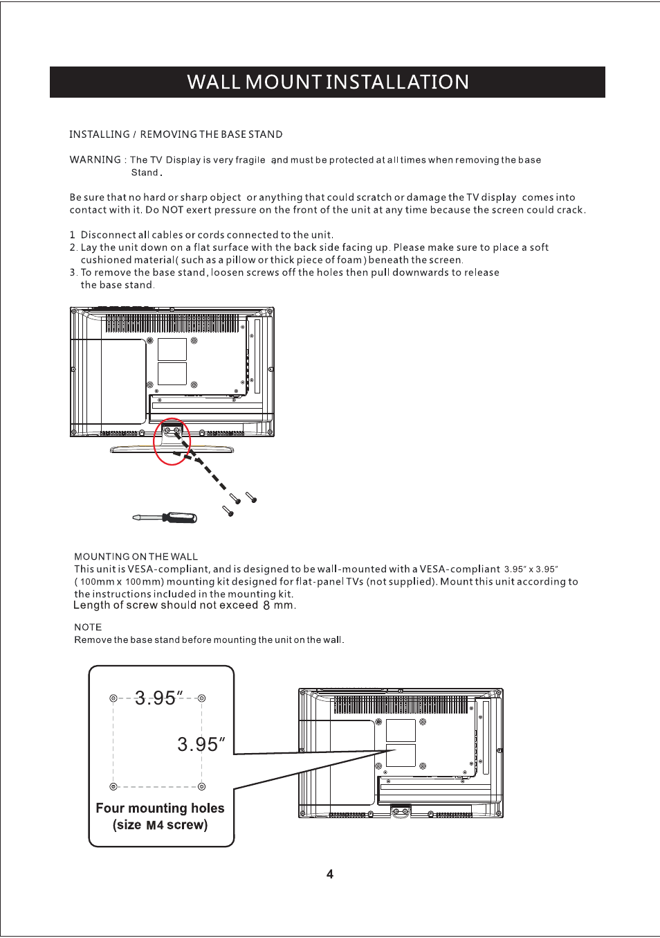 Curtis PLED2243A-C User Manual | Page 5 / 28