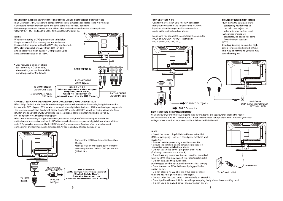 Ò³ãæ 5 | Curtis PLED2243B User Manual | Page 5 / 20
