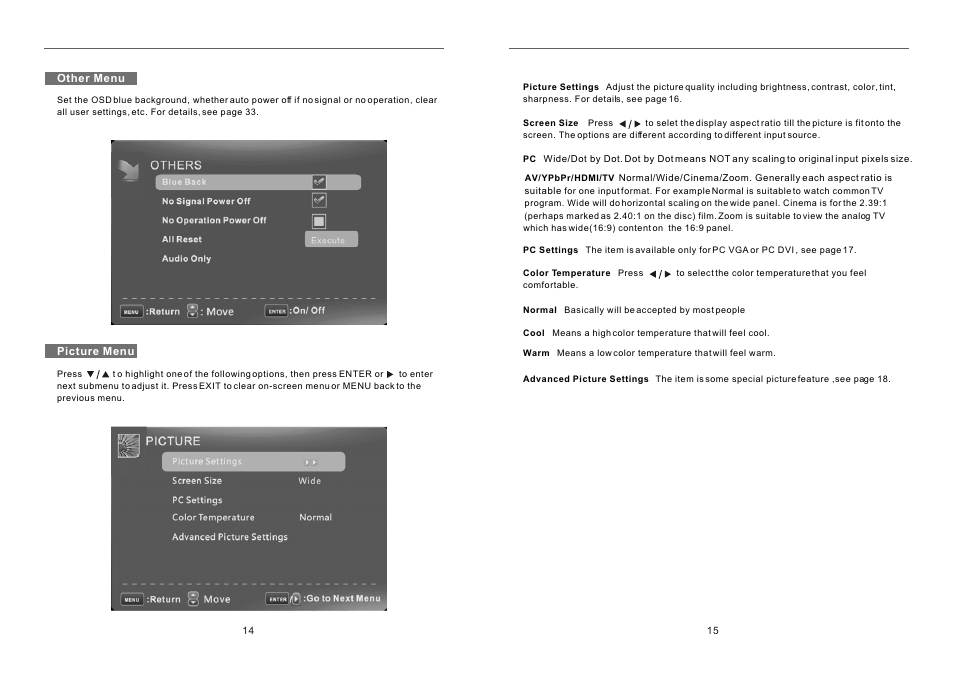 Ò³ãæ 9 | Curtis PLED2243B User Manual | Page 9 / 20