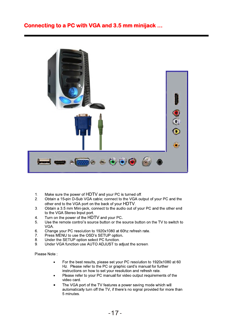 Curtis PLED2402A-B User Manual | Page 18 / 41