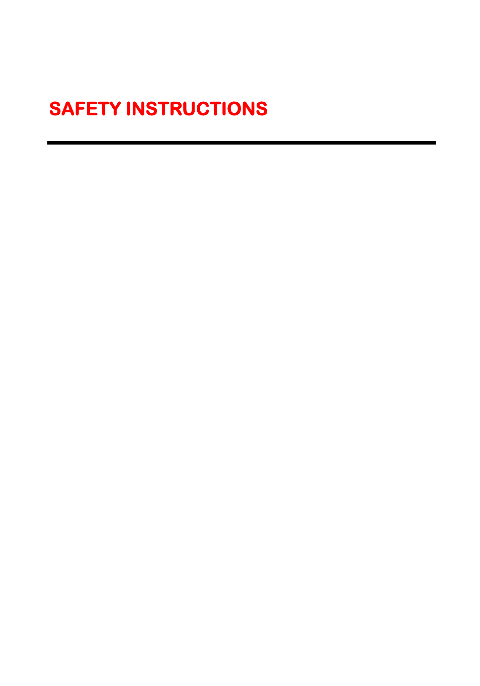 Safety instructions | Curtis PLED2402A-B User Manual | Page 2 / 41