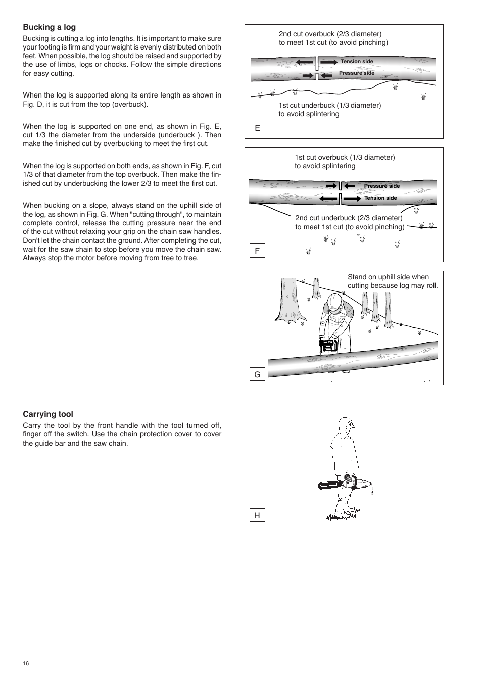 Dolmar ES-153 A User Manual | Page 16 / 68