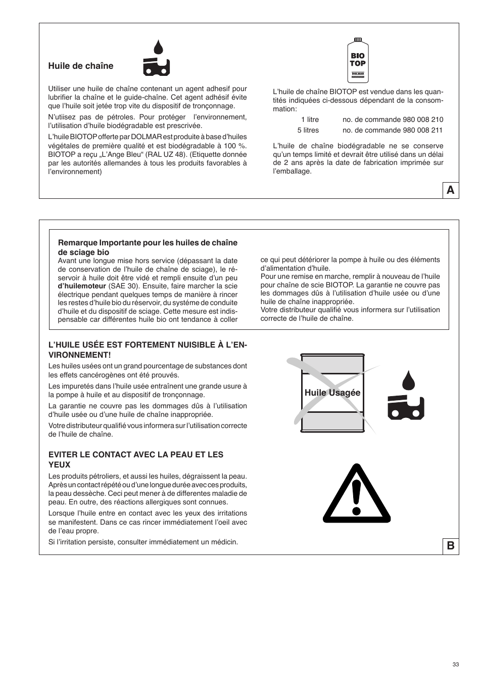 Dolmar ES-153 A User Manual | Page 33 / 68