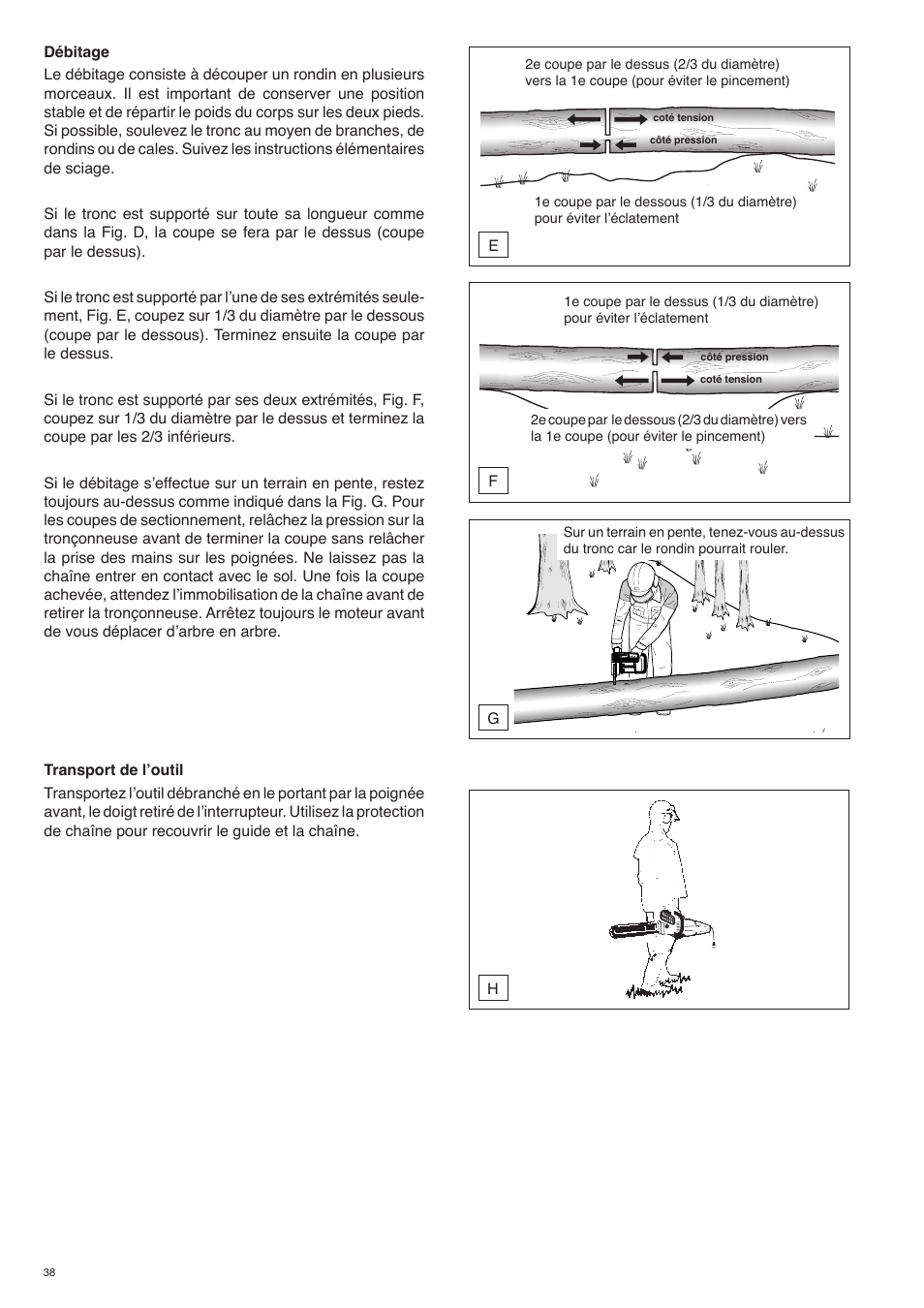 Dolmar ES-153 A User Manual | Page 38 / 68